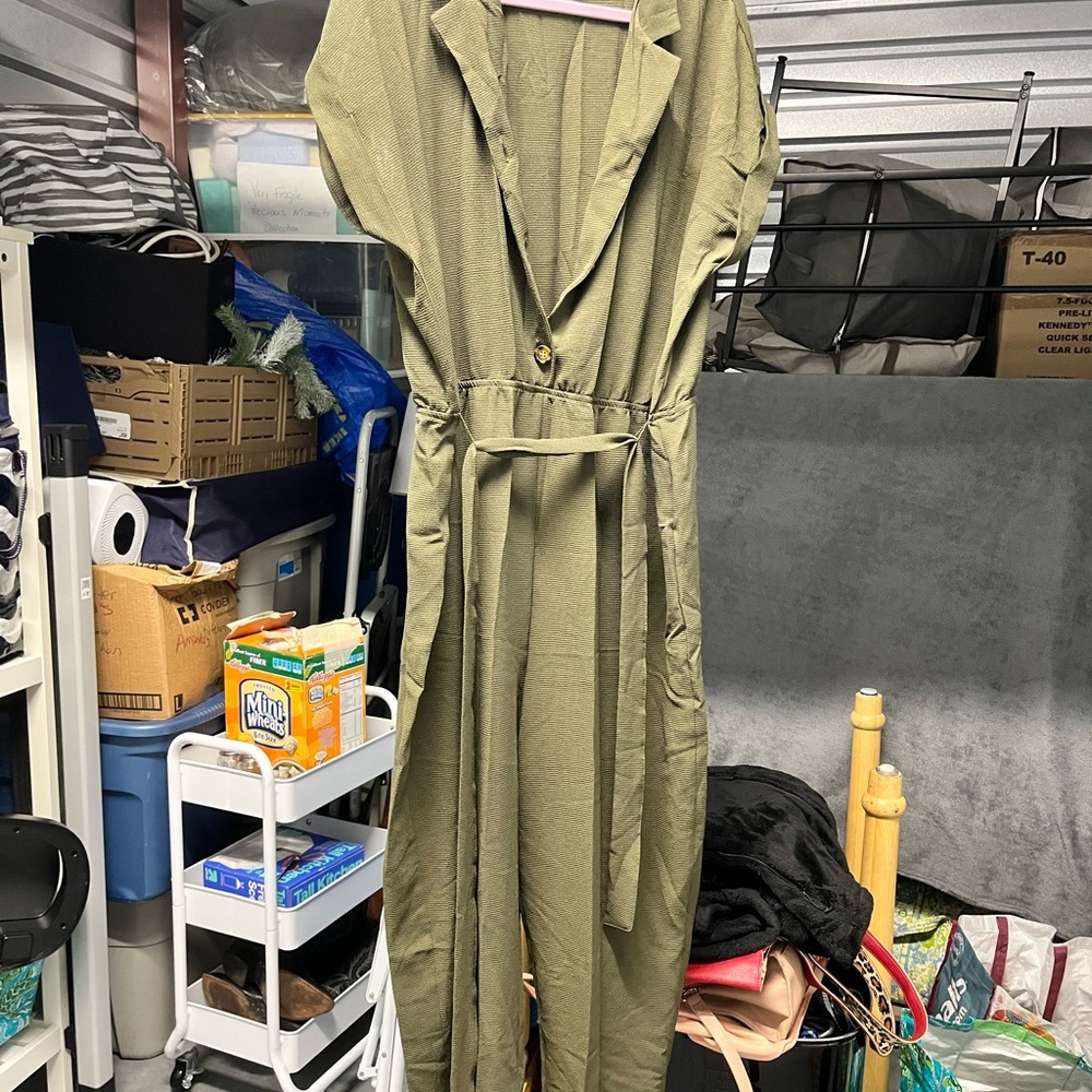No Boundaries Textured Olive Green Top